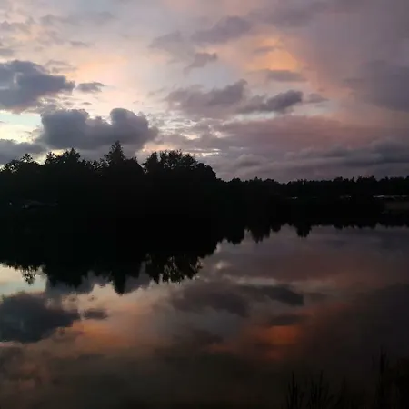 Tente de luxe Schlafstrandkorb Mit Seeblick Am Kransburger See *